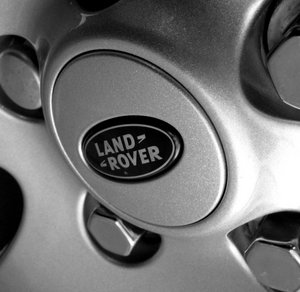 Land Rover Discovery 3 Black & Silver Wheel Centres (4 pcs) Preview